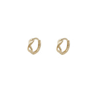 Infinity Huggie Earrings (14K)