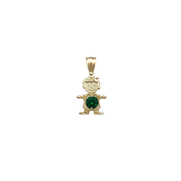 [Boy] Zirconia Little Kid Pendant (14K)