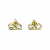 Infinity Diamond Earring (14K)