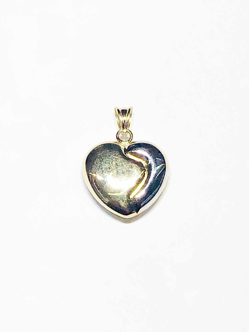 Two-Tone Heart Pendant (14K)