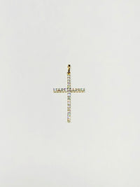 Diamond Cross Pendant (14K)