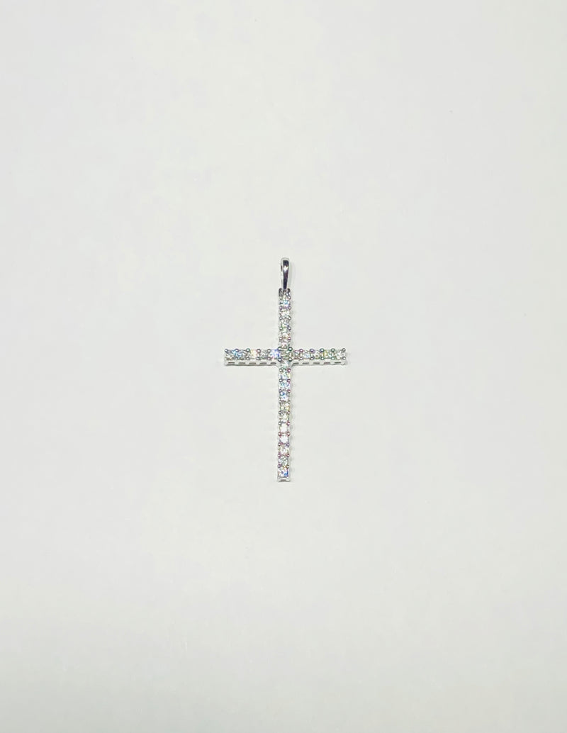 Diamond Cross Pendant (14K)