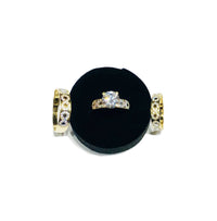 Three-Pieces Infinity CZ Ring (14K)