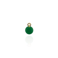 Jade Circle Pendant (14K)