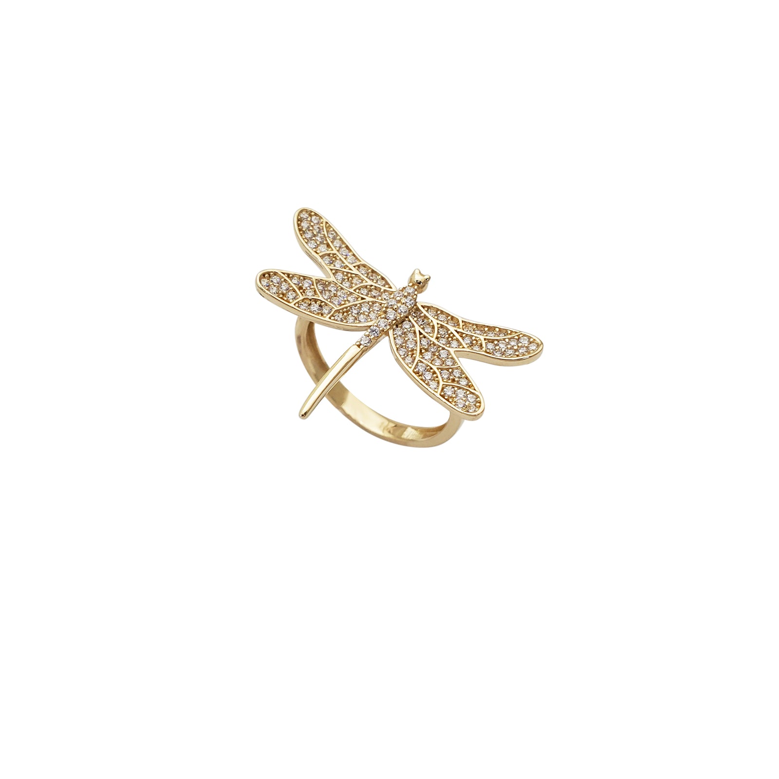 Iced out on sale dragonfly brooch