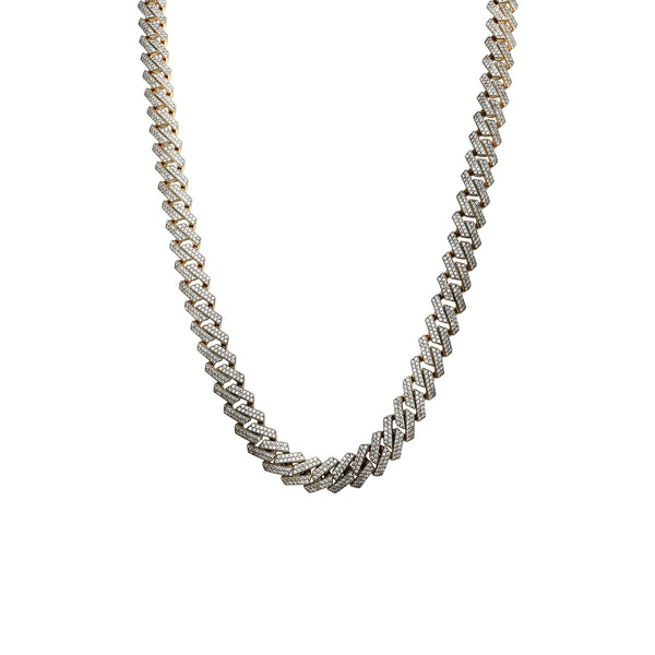 Iced-Out Monaco Edge Chain (14K) Popular Jewelry New York