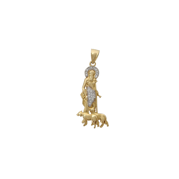 Icy Saint Lazarus Pendant (14K) Popular Jewelry New York