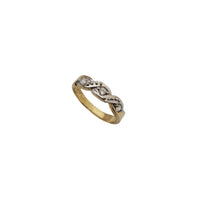 CZ Twist Ring (14K)