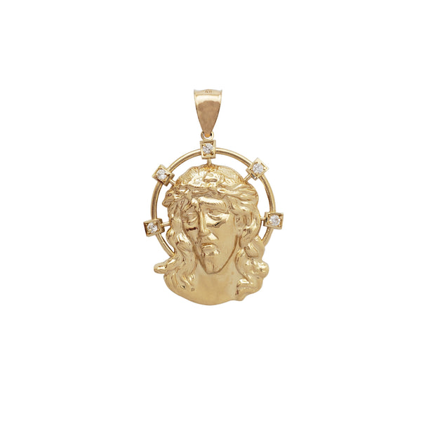 Jesus Head Pendant (14K)