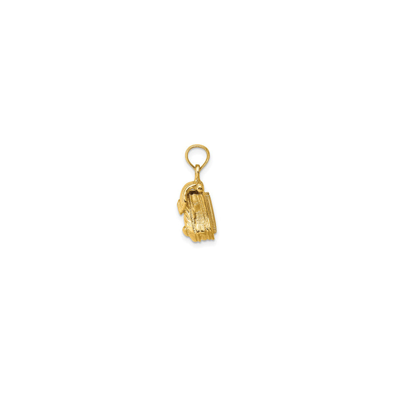 3-D Backpack Pendant (14K)