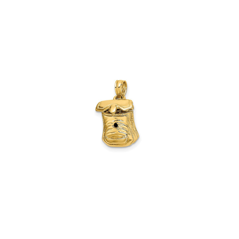 3-D Backpack Pendant (14K)