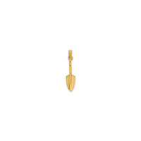 3-D Trowel Garden Tool Pendant (14K)