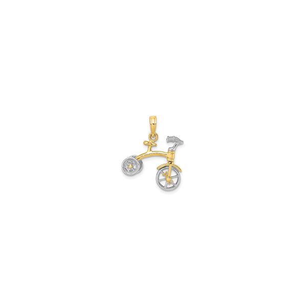 3-D Motion Handlebars & Wheels Tricycle Charm (14K)