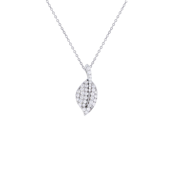 Leaf Necklace (Silver)