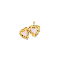 Heart Shape With I Love You Locket Pendant (14K)