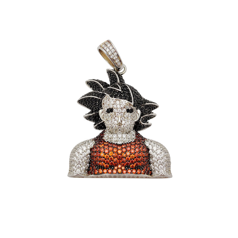 Iced out deals goku pendant