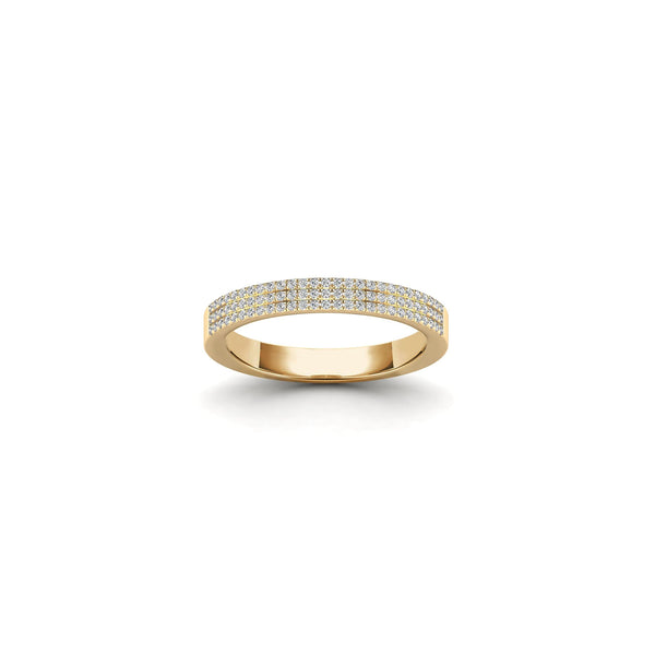 Diamond Micropave Band Ring (14K)