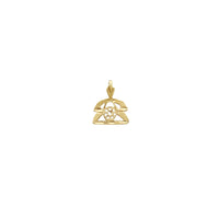 Mini Diamond Cuts Dial Telephone Pendant (14K) Popular Jewelry New York