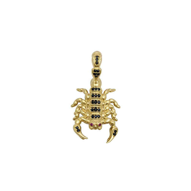 3-D Open-Back Scorpion Pendant (14K)