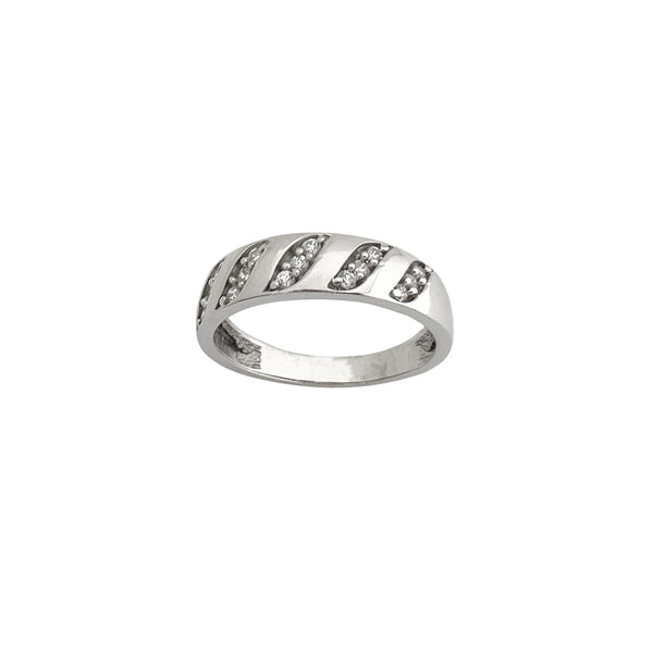 Pave CZ Wedding Band (14K) Popular Jewelry New  York