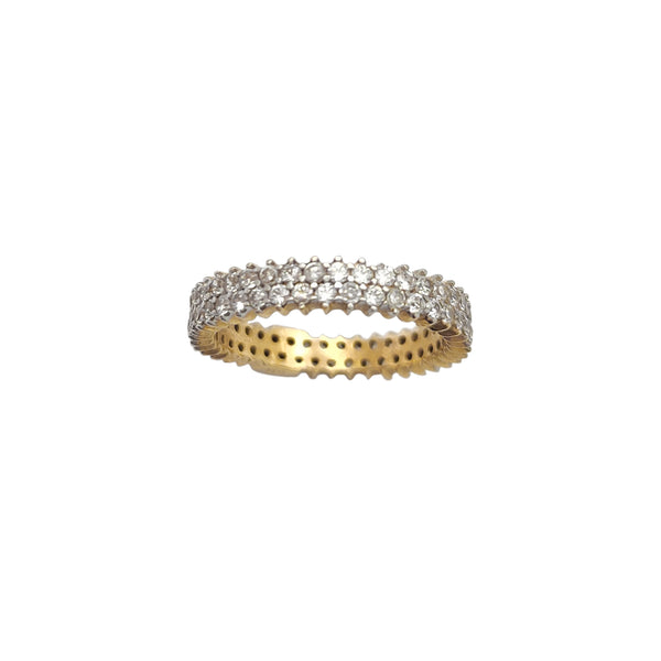 Pave Eternity Ring (14K) Popular Jewelry New York