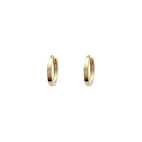 Plain Huggie Earrings (14K)