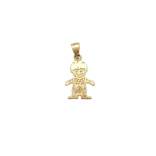 Polished It's a Boy Pendant (14K) Popular Jewelry New York