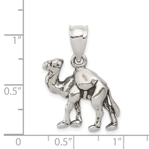 3D Camel Pendant (Silver)