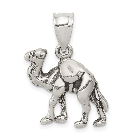 3D Camel Pendant (Silver)