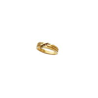 Yellow Gold Regal Diamond Wedding Ring (14K)