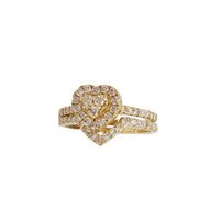 Diamond Two-Piece-Set Heart Engagement Ring (14K)