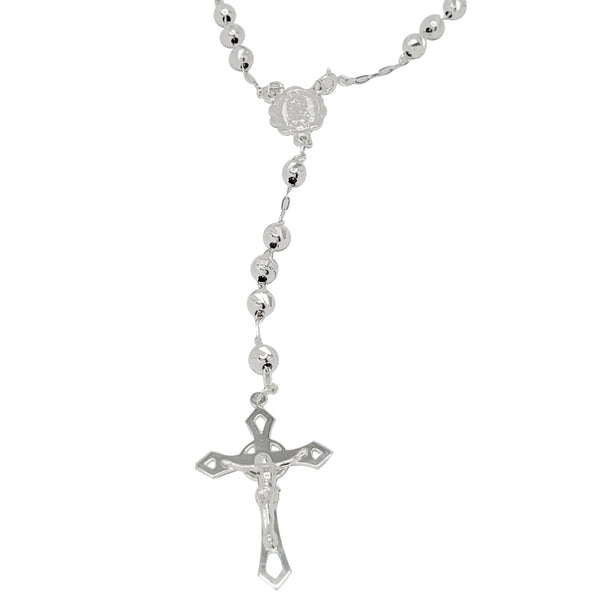 Virgin Mary Rosary Chain  (Silver)