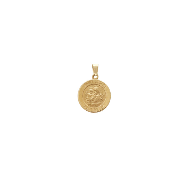 Miniature Saint Joseph Medallion Pendant (14K)