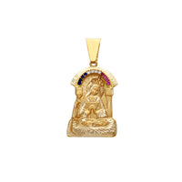 Santa Barbara Shrine CZ Pendant (14K) Popular Jewelry New York