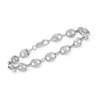 Puffy Mariner Bracelet (Silver)