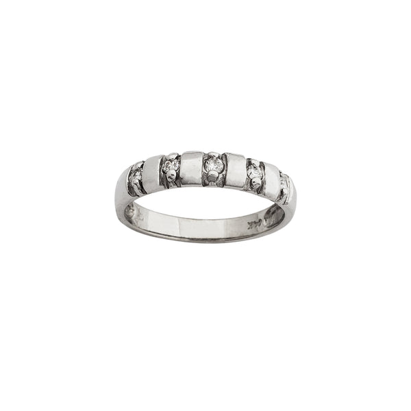 Stone Set Wedding Band (14K) Popular Jewelry New York