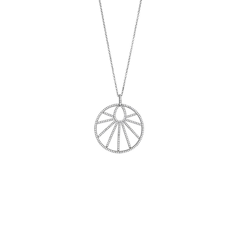 Sunburst Necklace (Silver)