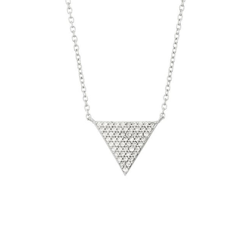 Triangle Necklace (Silver)