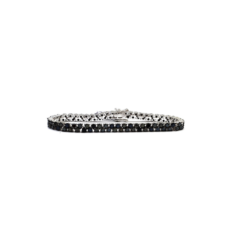 Tris Tennis CZ Bracelet (Silver)