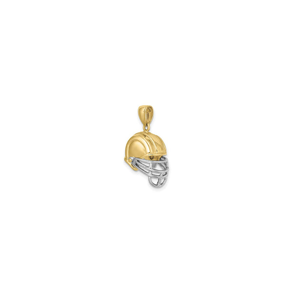 3-D American Football Helmet Pendant (14K) diagonal - Popular Jewelry - New York