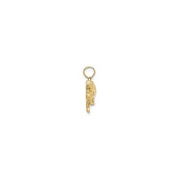 Dalmatian Dog Pendant (14K) side - Popular Jewelry - New York