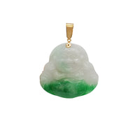 Jade Buddha Pendant (14K)