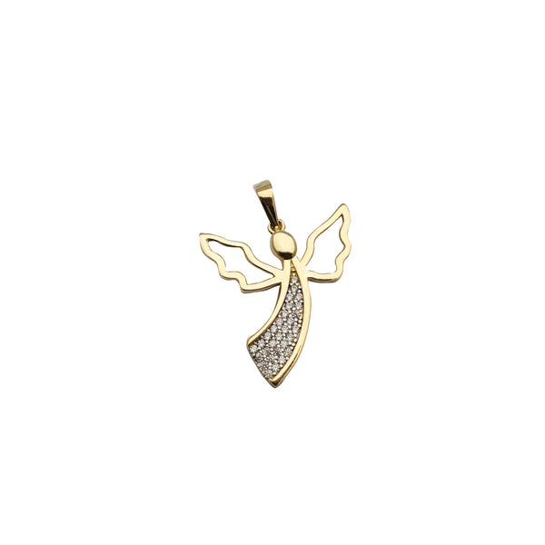 Dainty Angel Pendant (14K)