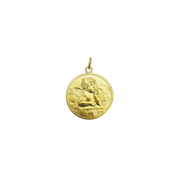 Round Shape Angel Pendant (18K)