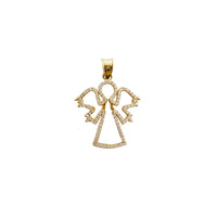 Iced-Out Angel Pendant (14K)