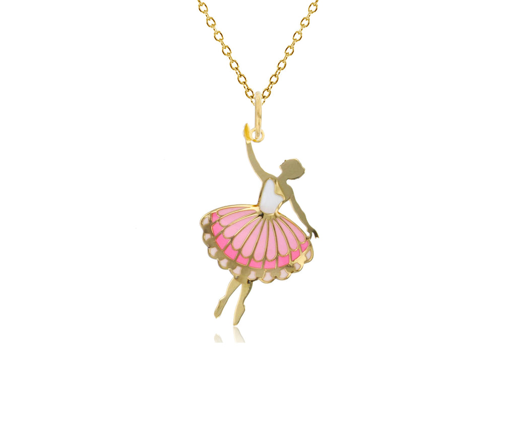 Yellow Gold Ballerina Fancy Necklace (14K) – Popular J