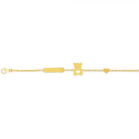 Bear Baby ID Bracelet (14K)