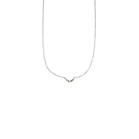 Boomerang Necklace (Silver)