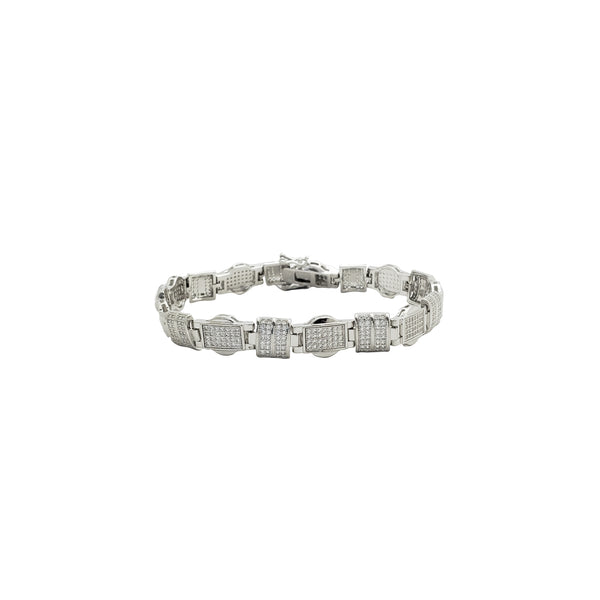 Cubic Zirconia Fancy Bracelet (Silver)