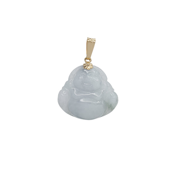 Jade Buddha Pendant (14K)